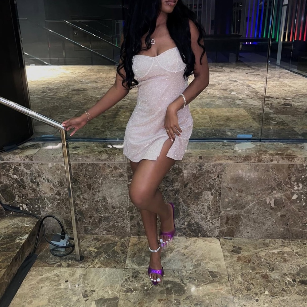 Finesse Sparkling Birthday Mini Dress